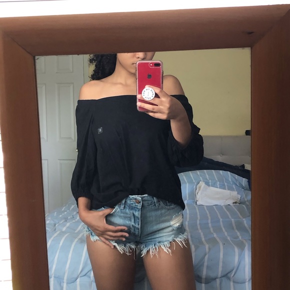 Off-shoulder Flowy Blouse (new w/ tags!) - Picture 1 of 5